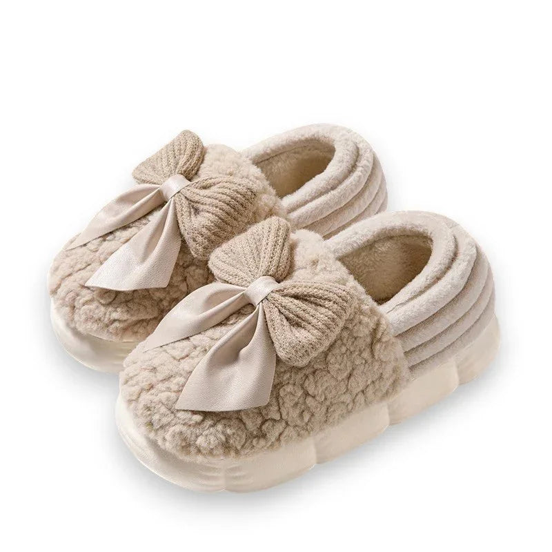 Chaussons fourrés d'intérieur pour femme