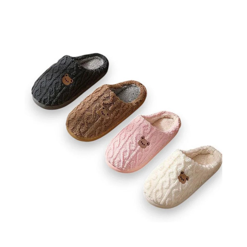 Chaussons en coton pour femme