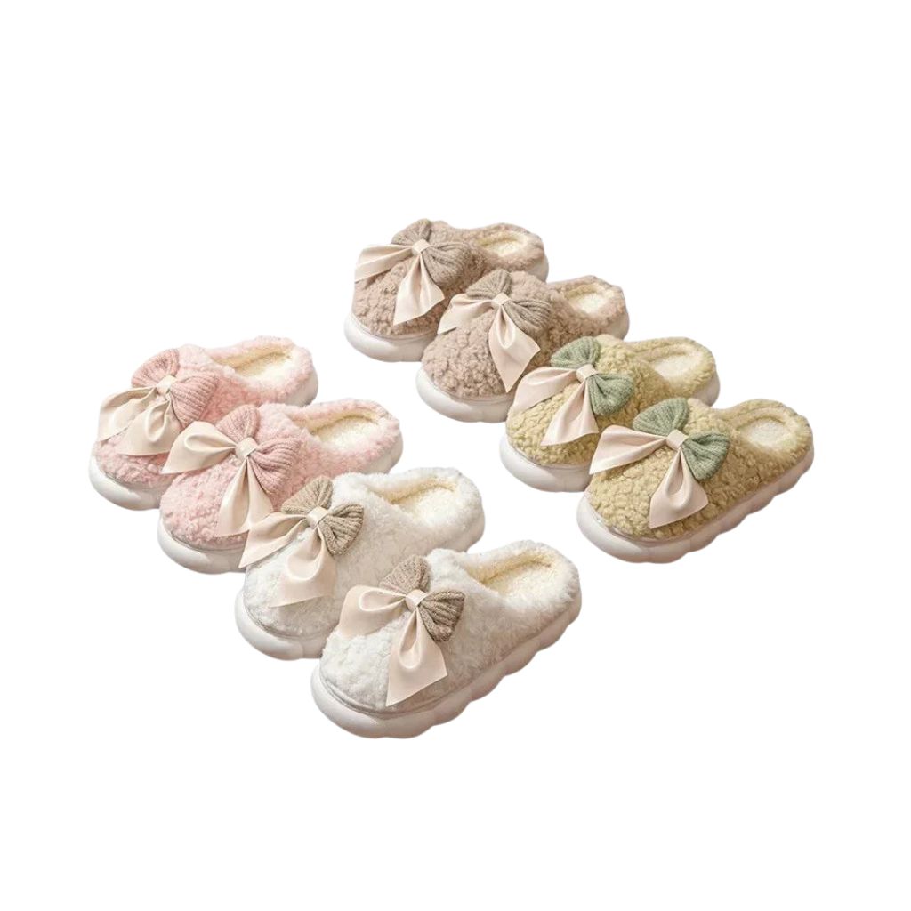Chaussons fourrés d'intérieur pour femme