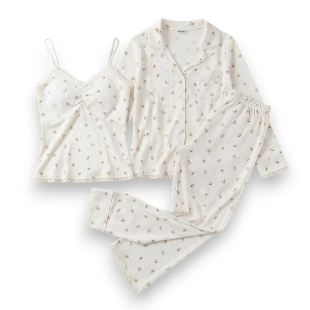 Pyjama 3 pièces femme hiver