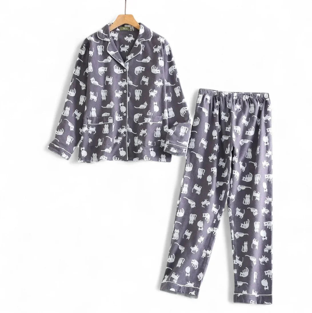 Pyjama femme flanelle coton