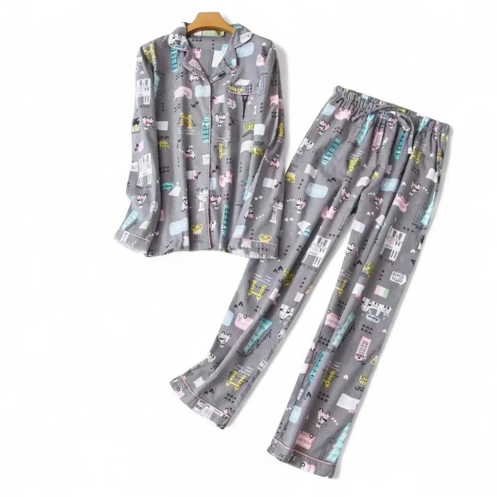Pyjama femme flanelle coton