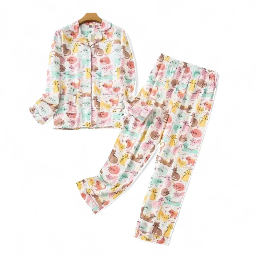 Pyjama femme flanelle coton