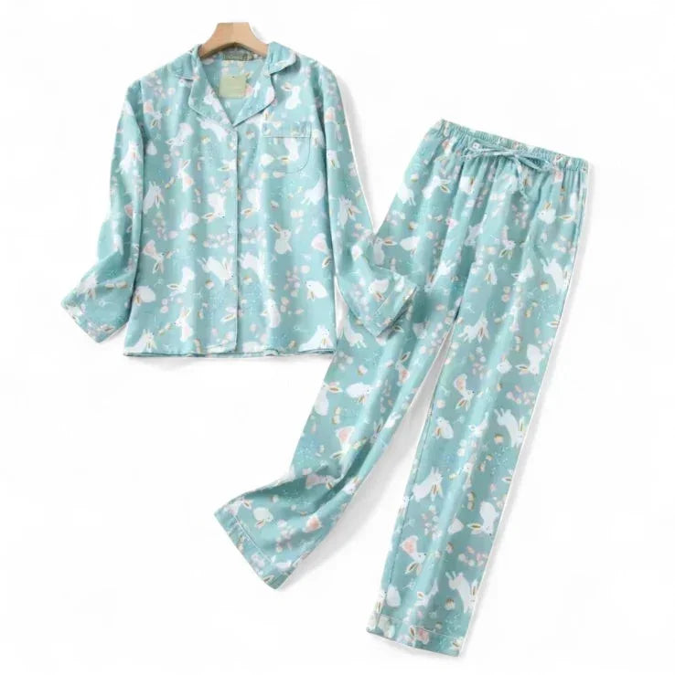 Pyjama femme flanelle coton