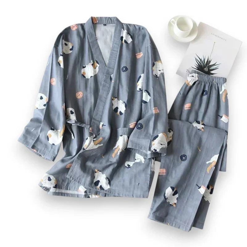 Pyjama femme gaze de coton