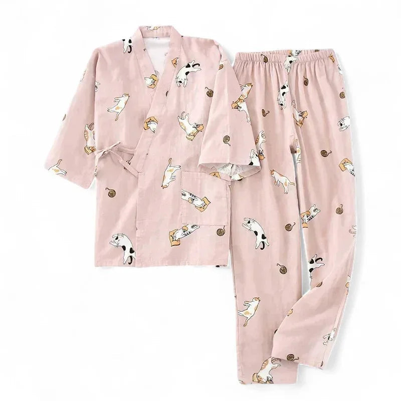 Pyjama femme gaze de coton