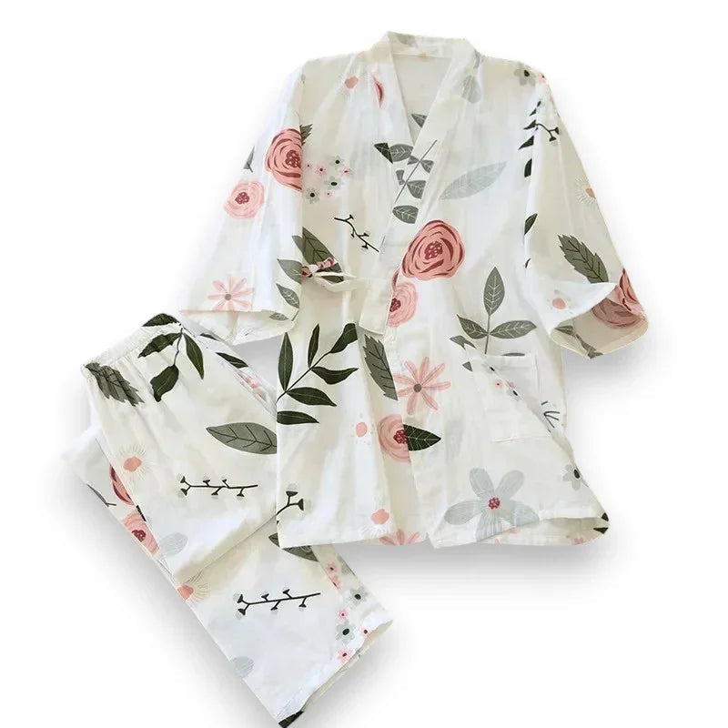 Pyjama femme gaze de coton