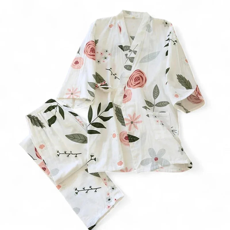 Pyjama femme gaze de coton