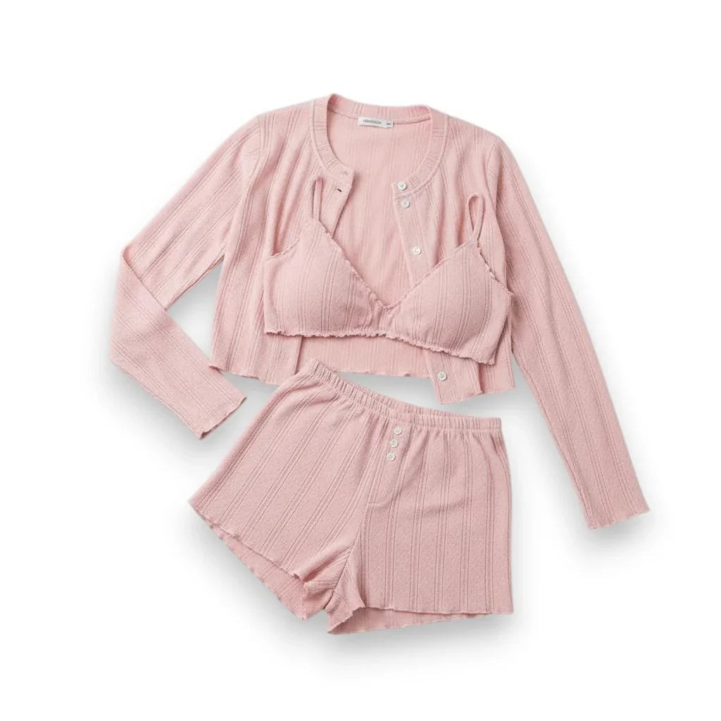 Pyjama femme manche longue