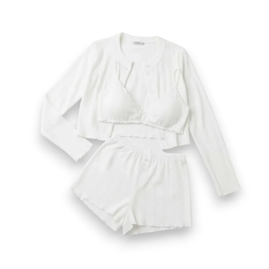 Pyjama femme manche longue