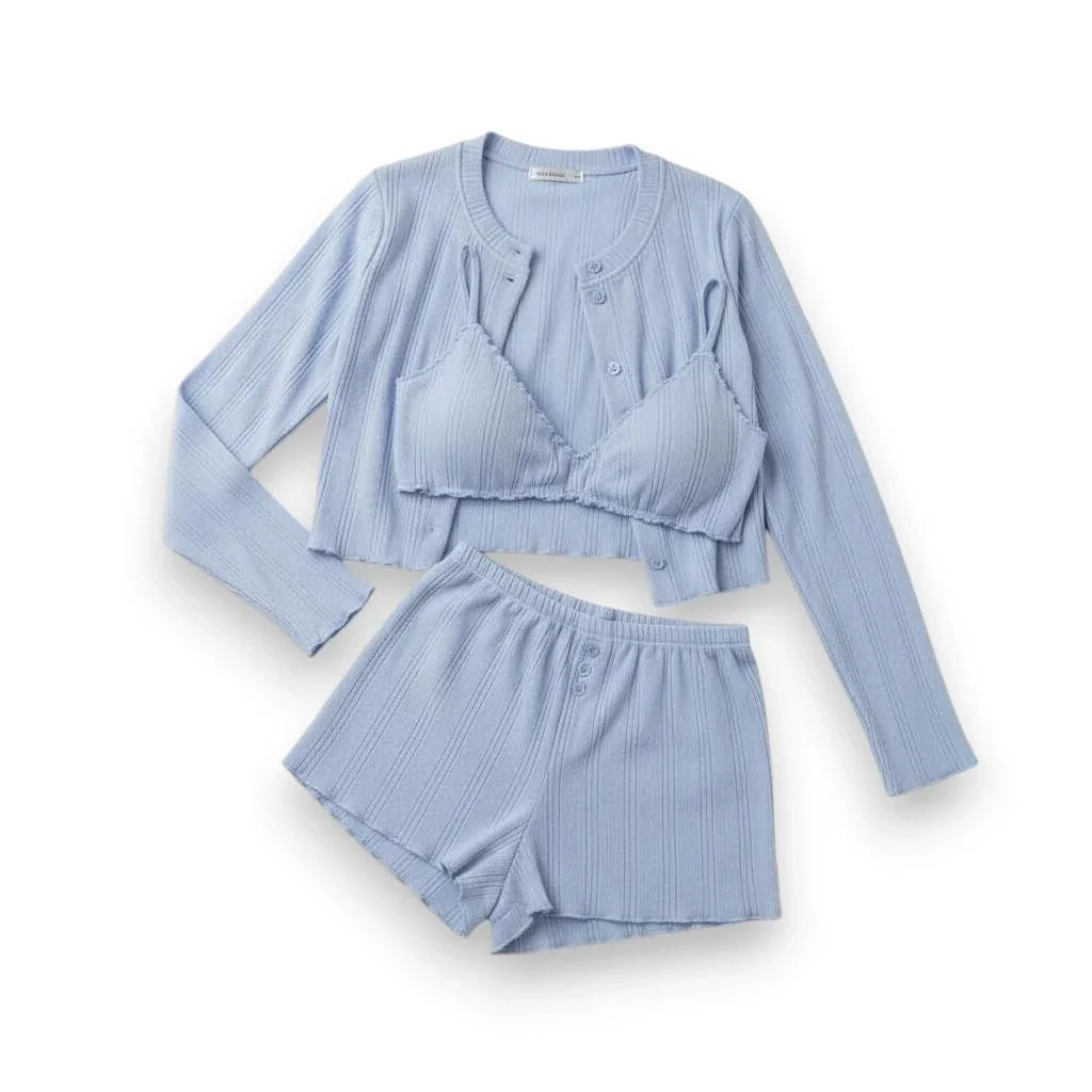 Pyjama femme manche longue